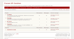 Desktop Screenshot of forum.sp-gestion.fr
