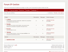 Tablet Screenshot of forum.sp-gestion.fr